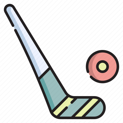 Winter, sport, hockey, stick, goal, puck, ball icon - Download on Iconfinder