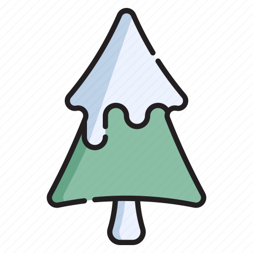 Winter, pine, tree, fir, forest, nature, snow icon - Download on Iconfinder
