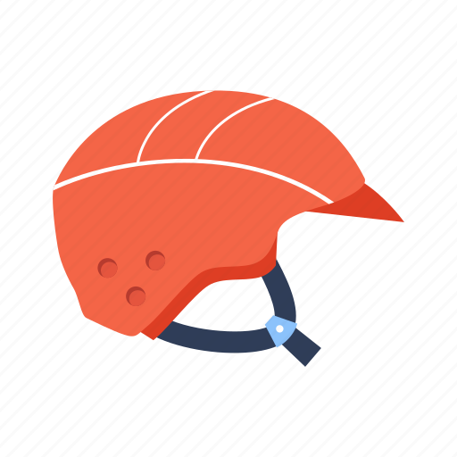 Protective, helmet, flat, icon, winter, sport, equipment icon - Download on Iconfinder