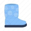 shoes, flat, icon, winter, warm, boots, ski, sport, element