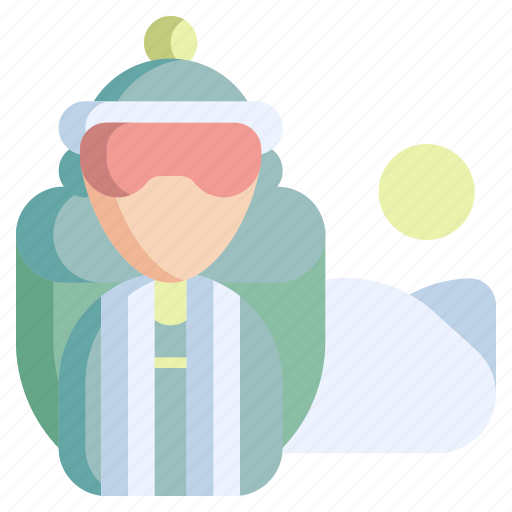 Winter, sport, hiking, adventure, travel, backpack, tourist icon - Download on Iconfinder