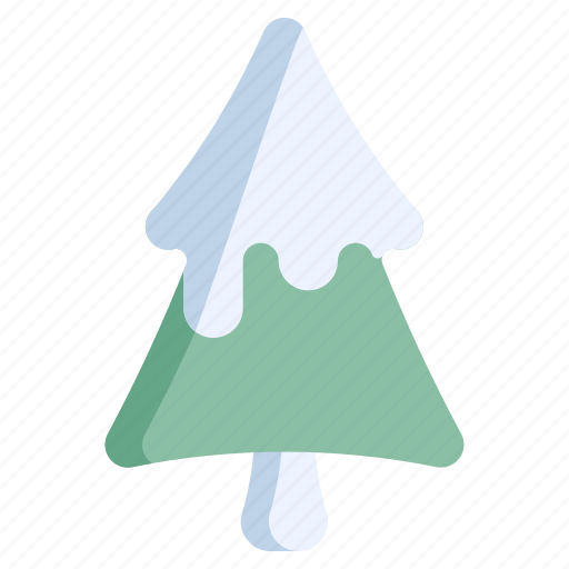 Winter, pine, tree, fir, forest, snow, frost icon - Download on Iconfinder