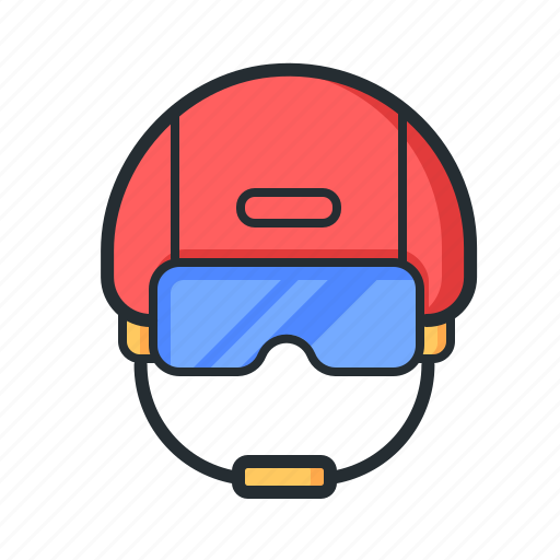 Helmet, goggles, protection, snowboarding icon - Download on Iconfinder