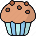 muffin, cake, sweet food, bakery, pastry, dessert, cupcake