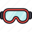 ski goggle, winter sport, ski gear, eye protection, eyewear, outdoor 
