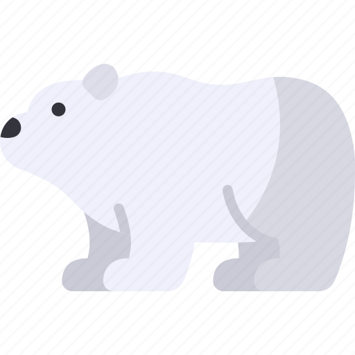 Polar bear, animal, arctic, wild animal, zoo, wildlife, north pole icon - Download on Iconfinder
