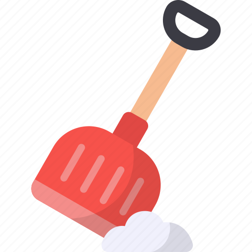 Snow shovel, tool, removal, spade, snow pusher, shovelling icon - Download on Iconfinder
