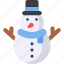 snowman, snow, winter holiday, winter season, decor, snowy 