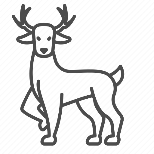 Winter, elk, deer, wildlife, moose icon - Download on Iconfinder