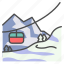 winter, gondola, ski, sport, transport, mountain, skylift 