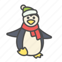 winter, penguin, bird, wildlife