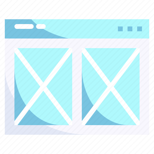 Split, wireframe, layout, dashboard icon - Download on Iconfinder