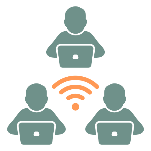 Connectivity, wifi, network, worker, computer, laptop, browser icon - Download on Iconfinder