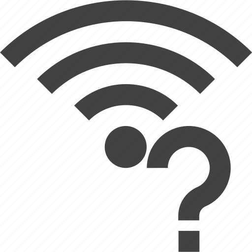 Question, signal, wifi, wireless icon - Download on Iconfinder