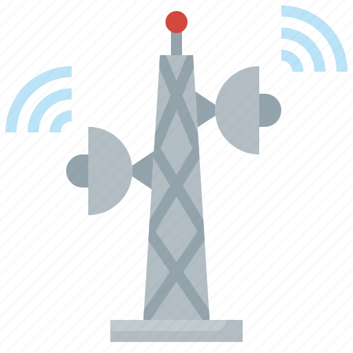 Antenna, communications, signals, tower, transmission icon - Download on Iconfinder