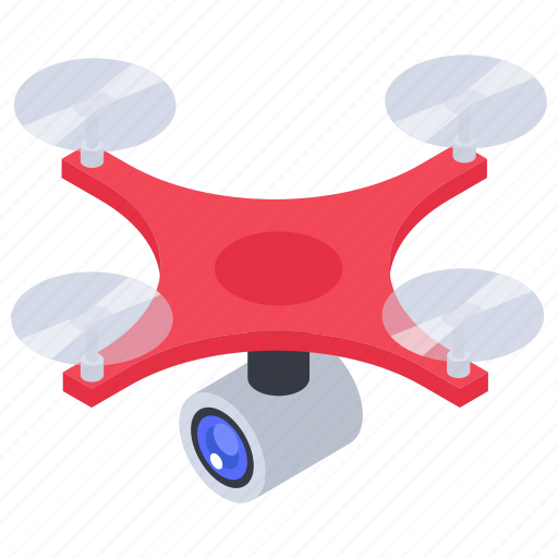 Aerial, drone camera, drone surveillance, drone technology, quadcopter icon - Download on Iconfinder