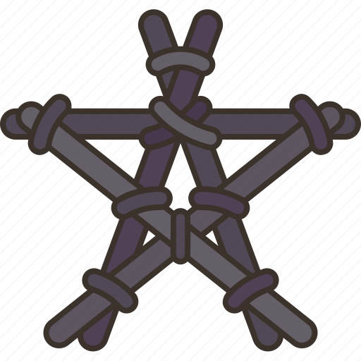 Branch, pentagram, ritual, witchcraft, mystery icon - Download on Iconfinder