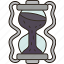 hourglass, sand, timer, countdown, clock