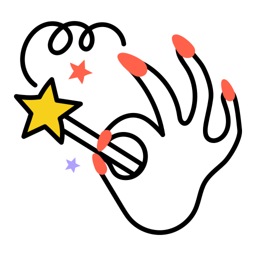 Magic wand, star wand, witch wand, witch magic, magic stick icon - Download on Iconfinder