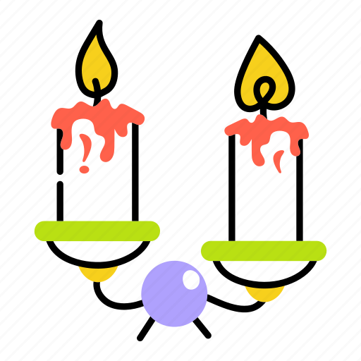 Melting candle, burning candle, candlelight, candle flame, candle icon - Download on Iconfinder