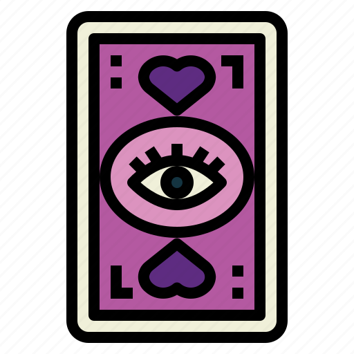 Card, magical, eye, heart icon - Download on Iconfinder
