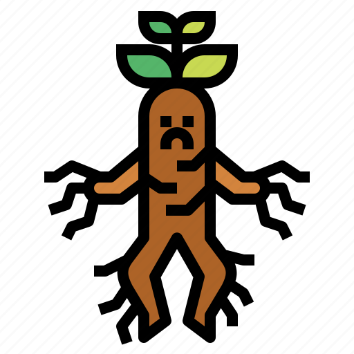 Mandrake, leaves, tree, botanical icon - Download on Iconfinder