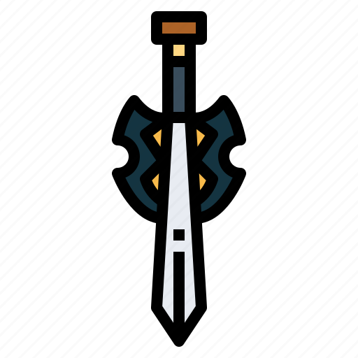Sword, defense, weapon, battle icon - Download on Iconfinder