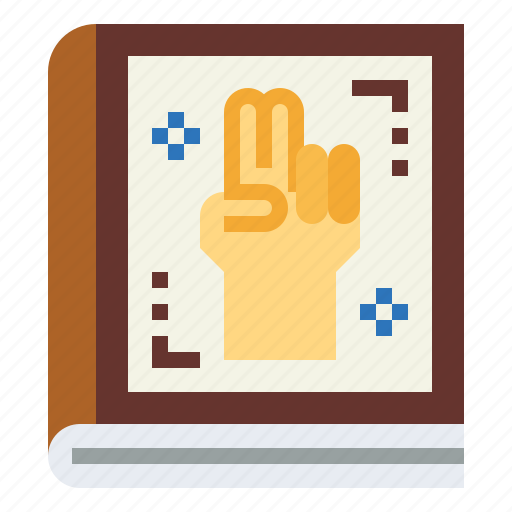 Book, reading, hand, magic icon - Download on Iconfinder
