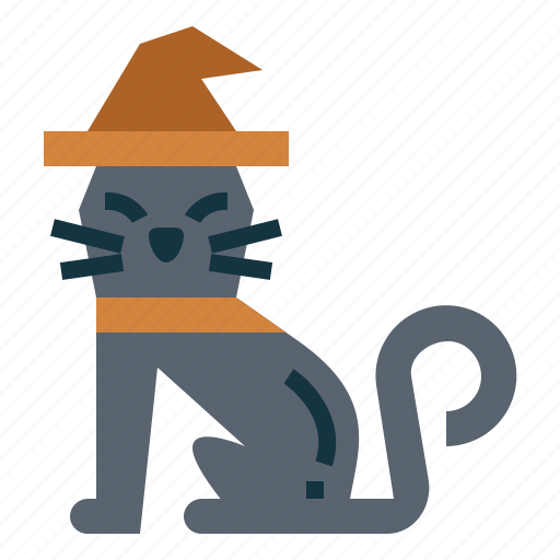 Cat, animal, pet, hat icon - Download on Iconfinder