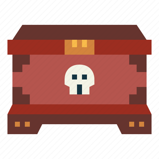 Chest, box, treasure, skull icon - Download on Iconfinder