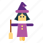 witch, costume, characters, people 