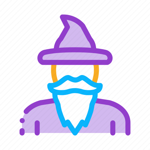 Equipment, hat, magic, magician, sphere, wand, wizard icon - Download on Iconfinder