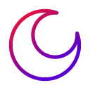 crescent, moon, night, lunar, celestial, sign, mystic