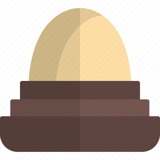 Balm, cosmetic, egg, lip, oval, package, shaped icon - Download on Iconfinder
