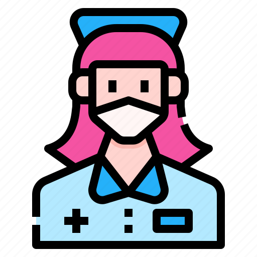 Avatar, mask, nurse, people, user, woman icon - Download on Iconfinder