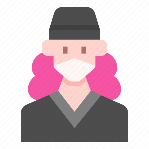 Avatar, beanie, mask, people, user, woman icon - Download on Iconfinder