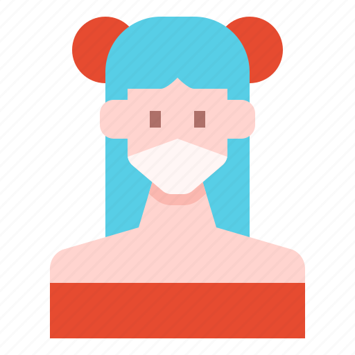Avatar, chinese, girl, mask, people, user, woman icon - Download on Iconfinder