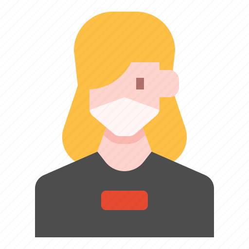 Avatar, girl, mask, people, user icon - Download on Iconfinder