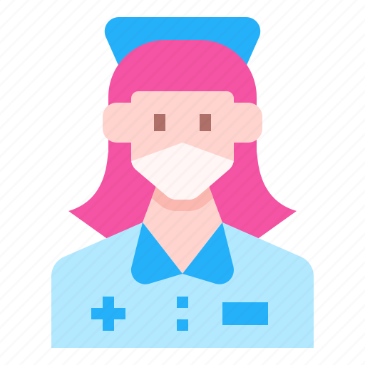 Avatar, mask, nurse, people, user, woman icon - Download on Iconfinder