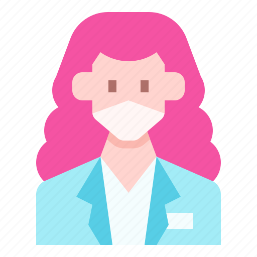 Avatar, mask, people, user, woman, worker icon - Download on Iconfinder