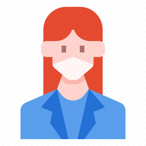 Avatar, mask, people, user, woman, working icon - Download on Iconfinder
