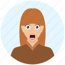angry, avatar, cute, emotion, expression, girl, woman 