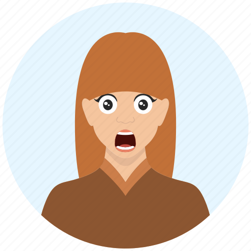 Angry, avatar, cute, emotion, expression, girl, woman icon - Download on Iconfinder