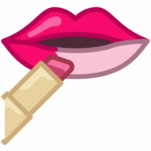 Beautification, beauty, lips, lipstick, rouge, woman icon - Download on Iconfinder