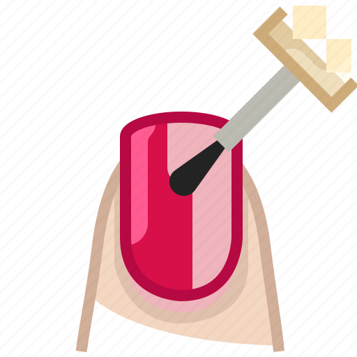 Beautification, beauty, nail, nail polish, painting, woman icon - Download on Iconfinder