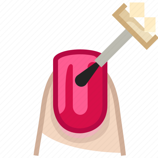 Beautification, beauty, nail, nail polish, painting, woman icon - Download on Iconfinder