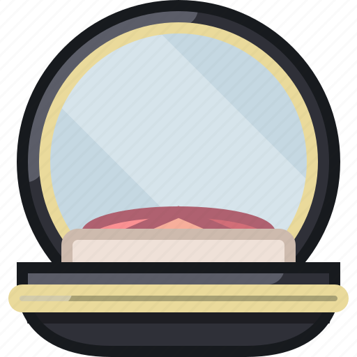 Beautification, beauty, eyeshadow, makeup, mirror, woman icon - Download on Iconfinder