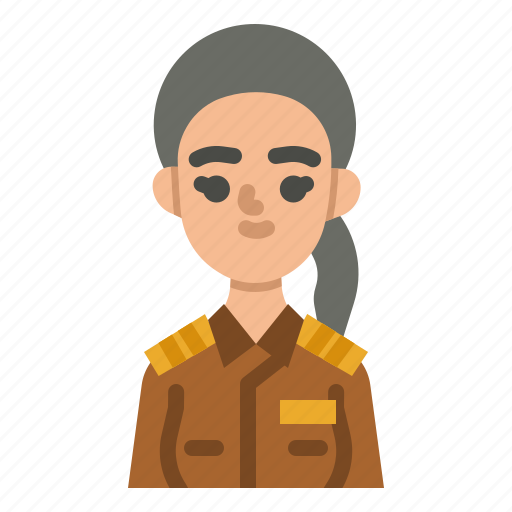 Officer, guard, female, user, woman icon - Download on Iconfinder