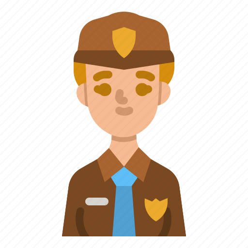 Police, officer, jobs, guard, woman icon - Download on Iconfinder