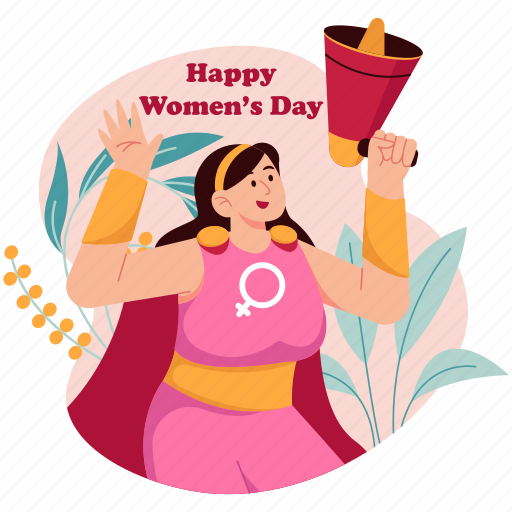 Women, warriors, super woman, supergirl, international women day, beautiful, female illustration - Download on Iconfinder